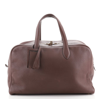Hermes Victoria Travel Bag Clemence 43