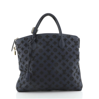 Louis Vuitton Lockit Handbag Limited Edition Monogram Addiction Rubber Vertical