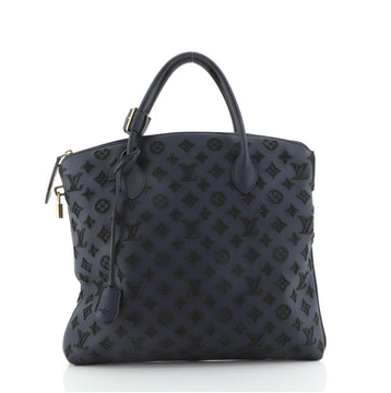 Louis Vuitton Lockit Handbag Limited Edition Monogram Addiction Rubber Vertical