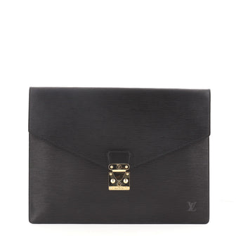Louis Vuitton Porte-Documents Senateur Bag Epi Leather