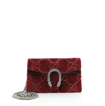 Gucci Dionysus Bag GG Velvet Super Mini