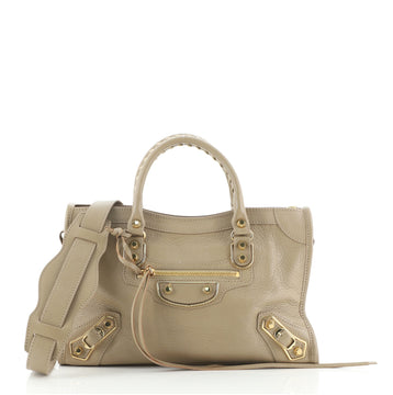 Balenciaga City Classic Metallic Edge Bag Leather Small
