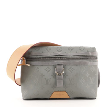 Louis Vuitton Messenger Bag Limited Edition Titanium Monogram Canvas PM