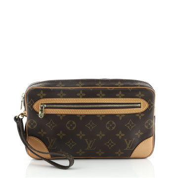 Louis Vuitton Marly Dragonne Clutch Monogram Canvas GM