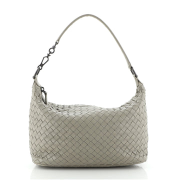 Bottega Veneta Zip Hobo Intrecciato Nappa Small