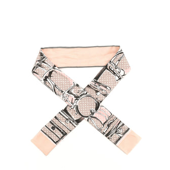 Louis Vuitton Trunks Bandeau Printed Silk