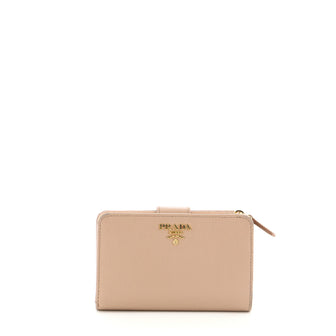 Prada Tab Wallet Saffiano Leather Small