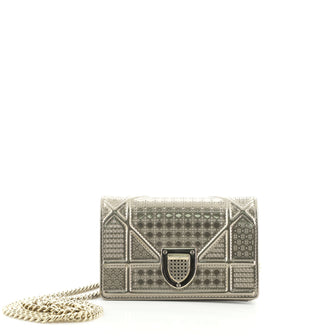 Christian Dior Diorama Flap Bag Cannage Embossed Calfskin Baby