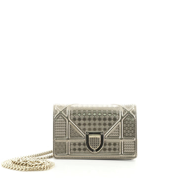 Christian Dior Diorama Flap Bag Cannage Embossed Calfskin Baby