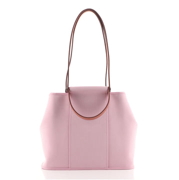Hermes Cabag Handbag Toile and Leather 32