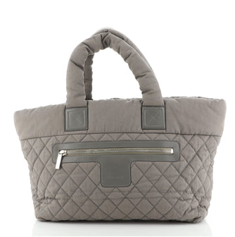 Chanel Coco Cocoon Zipped Tote Quilted Nylon Medium