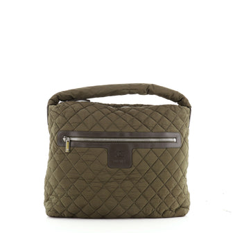 Chanel Coco Cocoon Hobo Quilted Nylon Large