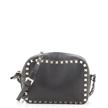 Valentino Rockstud Camera Crossbody Bag Leather