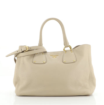 Prada Convertible Shopping Tote Vitello Daino Large