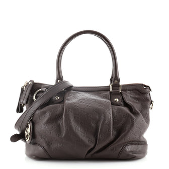 Gucci Sukey Top Handle Satchel Guccissima Leather Medium