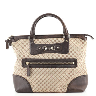 Gucci Catherine Tote	Diamante Canvas with Leather Medium