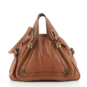 Chloe Paraty Tassel Top Handle Bag Leather Medium