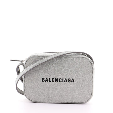 Balenciaga Everyday Camera Bag Glitter Leather XS