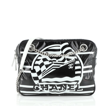 Chanel La Pausa Bay Camera Case Bag Printed Vinyl Small