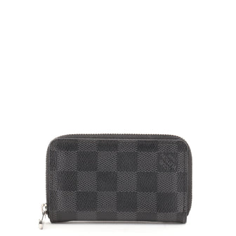 Louis Vuitton Zippy Coin Purse Damier Graphite Vertical