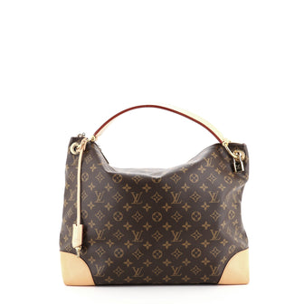 Louis Vuitton Berri Handbag Monogram Canvas MM