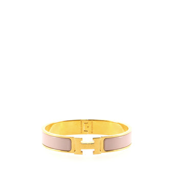 Hermes Clic H Bracelet Enamel Narrow