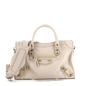 Balenciaga City Classic Metallic Edge Bag Leather Small