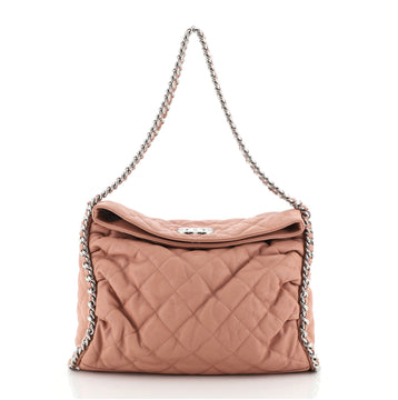 Chanel Chain Around Hobo Quilted Washed Lambskin