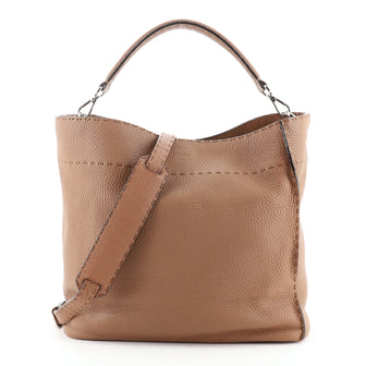 Fendi Selleria Anna Bucket Bag Leather