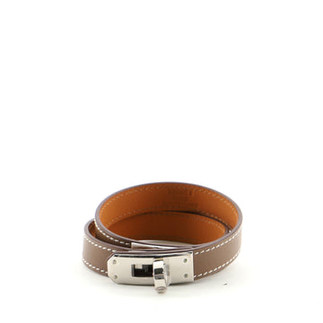 Hermes Kelly Double Tour Bracelet Leather