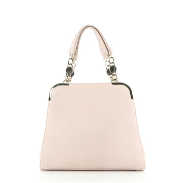 Bvlgari Monete Satchel Leather Large