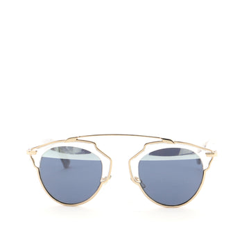 Christian Dior So Real Aviator Sunglasses Acetate and Metal
