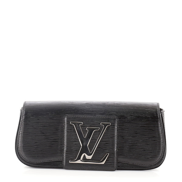 Louis Vuitton Black Electric Epi Sobe Clutch Leather ref.123056 - Joli  Closet