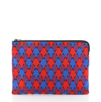 Celine Zip Pouch Houndstooth Fabic