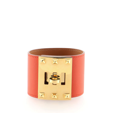 Hermes Extreme Kelly Dog Bracelet Leather