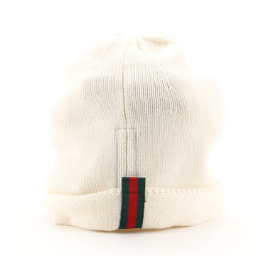 Gucci Web Beanie Knit Wool