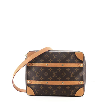 Louis Vuitton Soft Trunk Messenger Bag Monogram Canvas PM