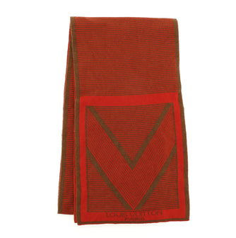Louis Vuitton Chevron Scarf	Cashmere
