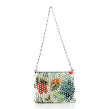 Christian Louboutin Triloubi Chain Bag Printed Leather Small