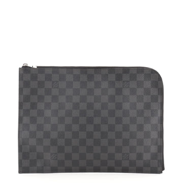 Louis Vuitton Zip Around Pochette Jour Damier Graphite GM