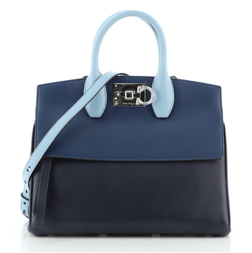 Salvatore Ferragamo Studio Satchel Leather Small