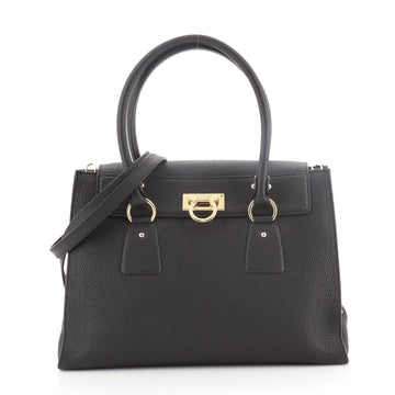 Salvatore Ferragamo Lotty Satchel Leather Medium