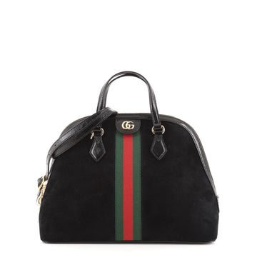 Gucci Ophidia Dome Top Handle Bag Suede Medium