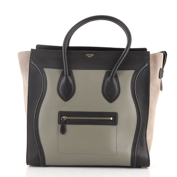 Celine Tricolor Luggage Bag Leather Medium