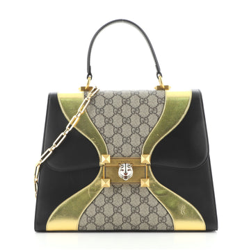 Gucci Osiride Top Handle Bag GG Coated Canvas and Leather Medium