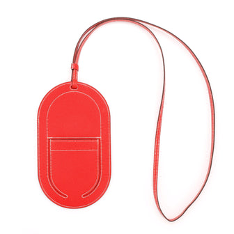 Hermes In-The-Loop Phone To Go Case Leather GM Red 87009138