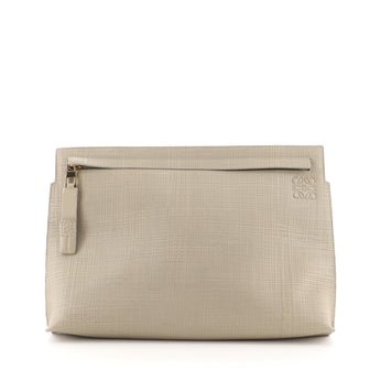 Loewe T Pouch Textured Leather