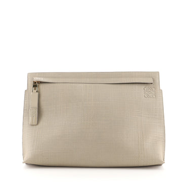 Loewe T Pouch Textured Leather