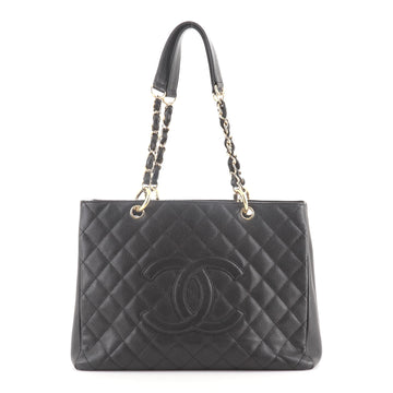Chanel Grand Shopping Tote Quilted Caviar