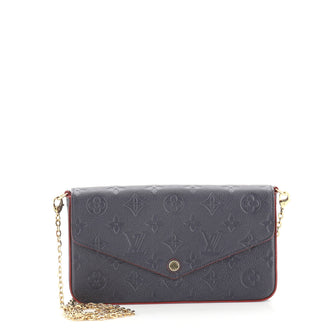 Louis Vuitton Felicie Pochette Monogram Empreinte Leather